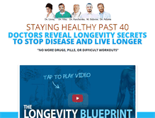 Tablet Screenshot of longevity-blueprint.com